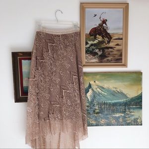 Urban Outfitters Crochet Lace Skirt